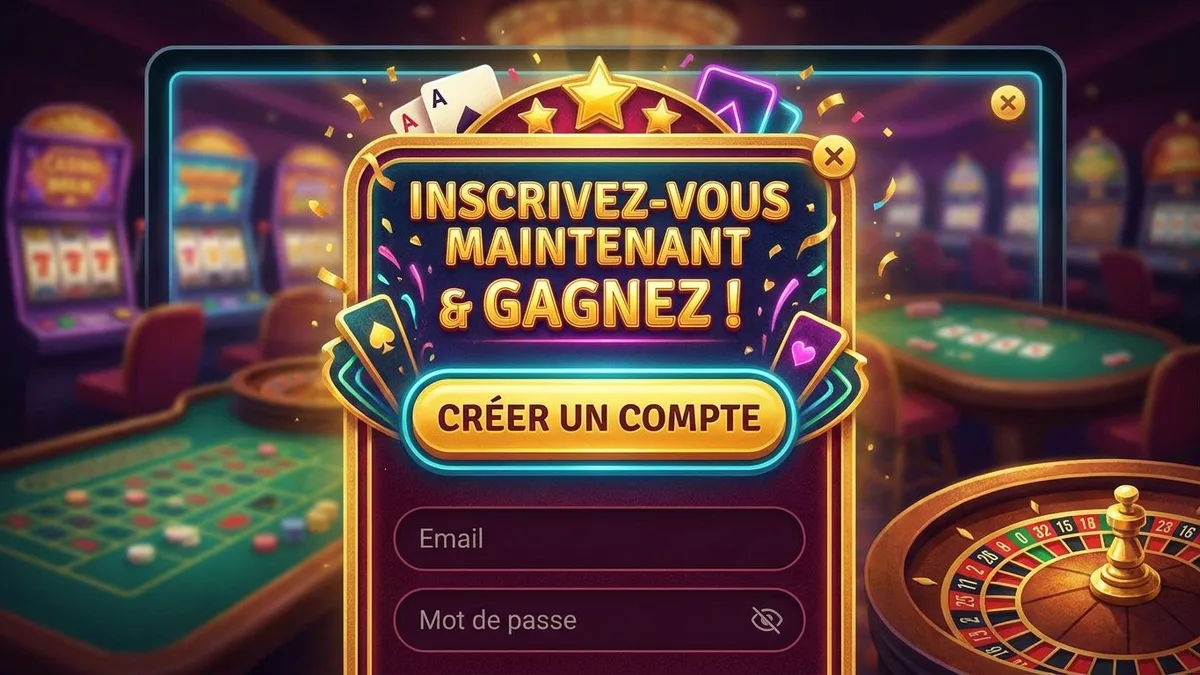 Inscription avec bonus